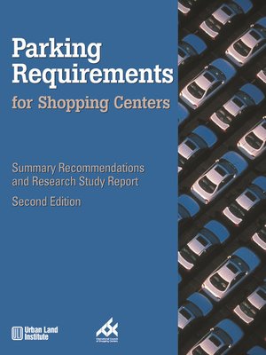 cover image of Parking Requirements for Shopping Centers